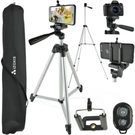 statyw-133cm-pilot-uchwyt-na-telefon-kamere-aparat-zestaw-4w1-tripod