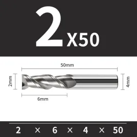 frez-trzpieniowy-vhm-2-ostrzowy-do-aluminium-rozmiar-o2x6x4dx50l