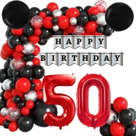 scianka-balony-zestaw-balonow-na-50-urodziny-czerwono-srebrny-88szt