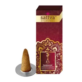 sattva-incense-sticks-cones-kadzidla-stozkowe-sandalwood-10-sztuk