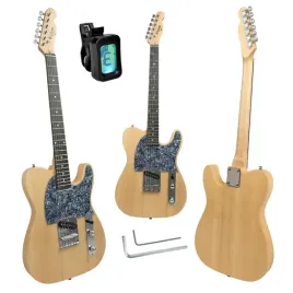 gitara-elektryczna-4-4-telecaster-39-naturalne-drewno-klucz-imbusowy-stroik