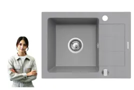 zlewozmywak-pyramis-next-62x44-szary-beton-syfon-automat-1-komorowy