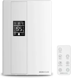 osuszacz-powietrza-monhouse-22l-90w-bialy-cichy-24h-timer-uspienie-pilot