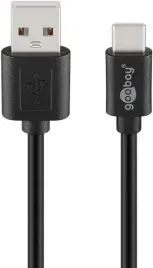 goobay-55467-kabel-usb-usb-2-0-05-m-usb-c-usb-a-czarny