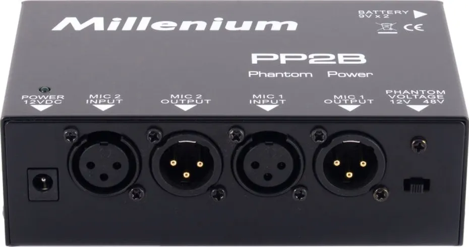 podwojny-zasilacz-12v-48v-xlr-millenium-pp2b-phantom-power-supply