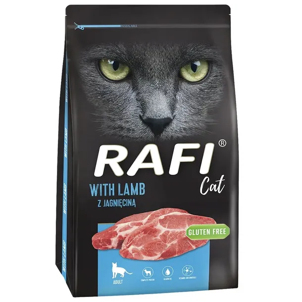 RAFI DOLINA NOTECI Sucha karma dla kota Rafi jagnięcina 1,5 kg