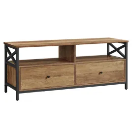 szafka-rtv-pod-telewizor-z-szufladami-brazowa-rustykalna-loft-120x40x50-cm