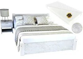 lozko-biale-3d-marmur-140x200-z-materacem-piankowym-stelaz-gratis