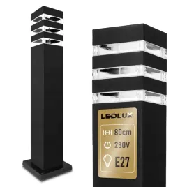 ozdobna-czarna-lampa-ogrodowa-stojaca-typu-slupek-przeznaczona-do-zarowek-led-e27-o-wysokosci-80cm