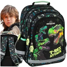 plecak-szkolny-dla-chlopca-derform-dn20-dinozaury-atak-t-rexa-tyranozaur