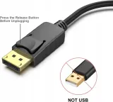 benfei-adapter-displayport-do-hdmi-15cm-4k-certyfikat-ce