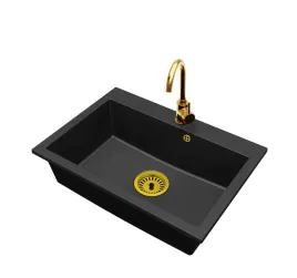 kuchenny-zlewozmywak-granitowy-jednokomorowy-elite-70-bateria-syfon-zloty