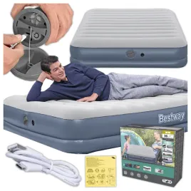 materac-welurowy-2-osobowy-203-x-152cm-bestway-6716t-pompka-akumulatorowa