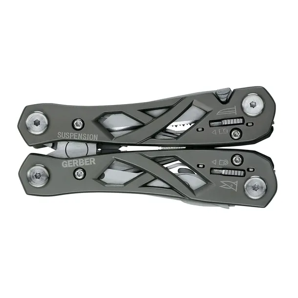 multitool-gerber-suspension-narzedzia-nozyczki-ostrze-otwieracz-do-kapsli-otwieracz-do-puszek-pila-srubokret-krzyzakowy-srubokret-plaski