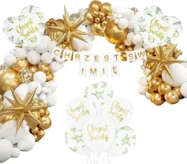 scianka-balony-zestaw-balonow-dekoarcje-chrzest-swiety-imie-84szt