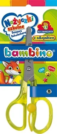 Nożyczki z odbojnikiem dla leworęcznych Bambino