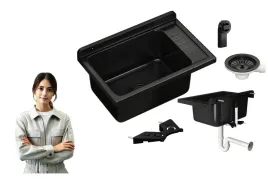 zlew-gospodarczy-pyramis-komora-gospodarcza-zestaw-syfon-czarny-do-garazu