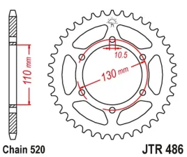 jt-zebatka-tylna-504-45-kawasaki-ex250-ninja-08-12-50445jt-lanc-520