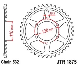 jt-zebatka-tylna-4440-48-yamaha-yzf-r6-03-10-444048jt-lanc-532-oryg