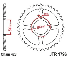 jt-zebatka-tylna-4467-51-suzuki-rv-125-van-van-03-16-446751jt-lanc-520