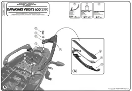 kappa-adapter-do-zamontowania-stelaza-bocznego-klr450-oraz-klxr450-bez-uzyc