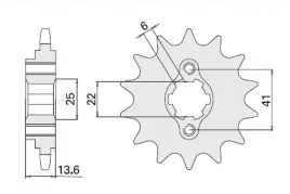 cht-zebatka-przednia-293-16-honda-vt-600-c-88-89-293-16k-jtf293-16