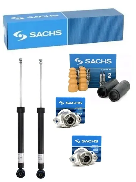 2x SACHS AMORTYZATORY ODBOJE OSŁONY PODUSZKI VW SKODA SEAT AUDI TYŁ