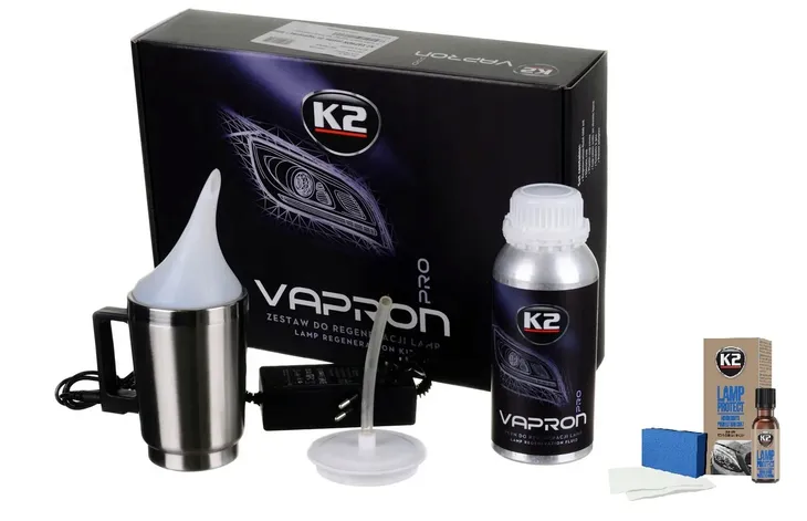 K2 Vapron Zestaw do regeneracji lamp reflektorów 600ml + LAMP PROTECT