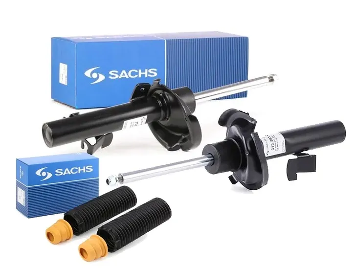 SACHS AMORTYZATORY PRZÓD PRZEDNIE FORD FOCUS MK2 C-MAX +OSŁONY I ODBOJE
