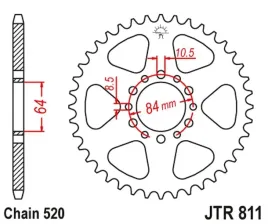 jt-zebatka-tylna-811-48-suzuki-tf-185-81-dr-200-86-91-81148jt-lanc