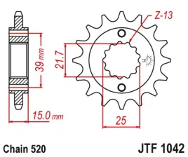 jt-zebatka-przednia-2128-15-kymco-250-mxu-kxr-kxu-02-15-300-maxxer-05-16