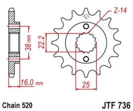 jt-zebatka-przednia-490-13-ducati-monster-600-750-900-49013jt-lanc-520