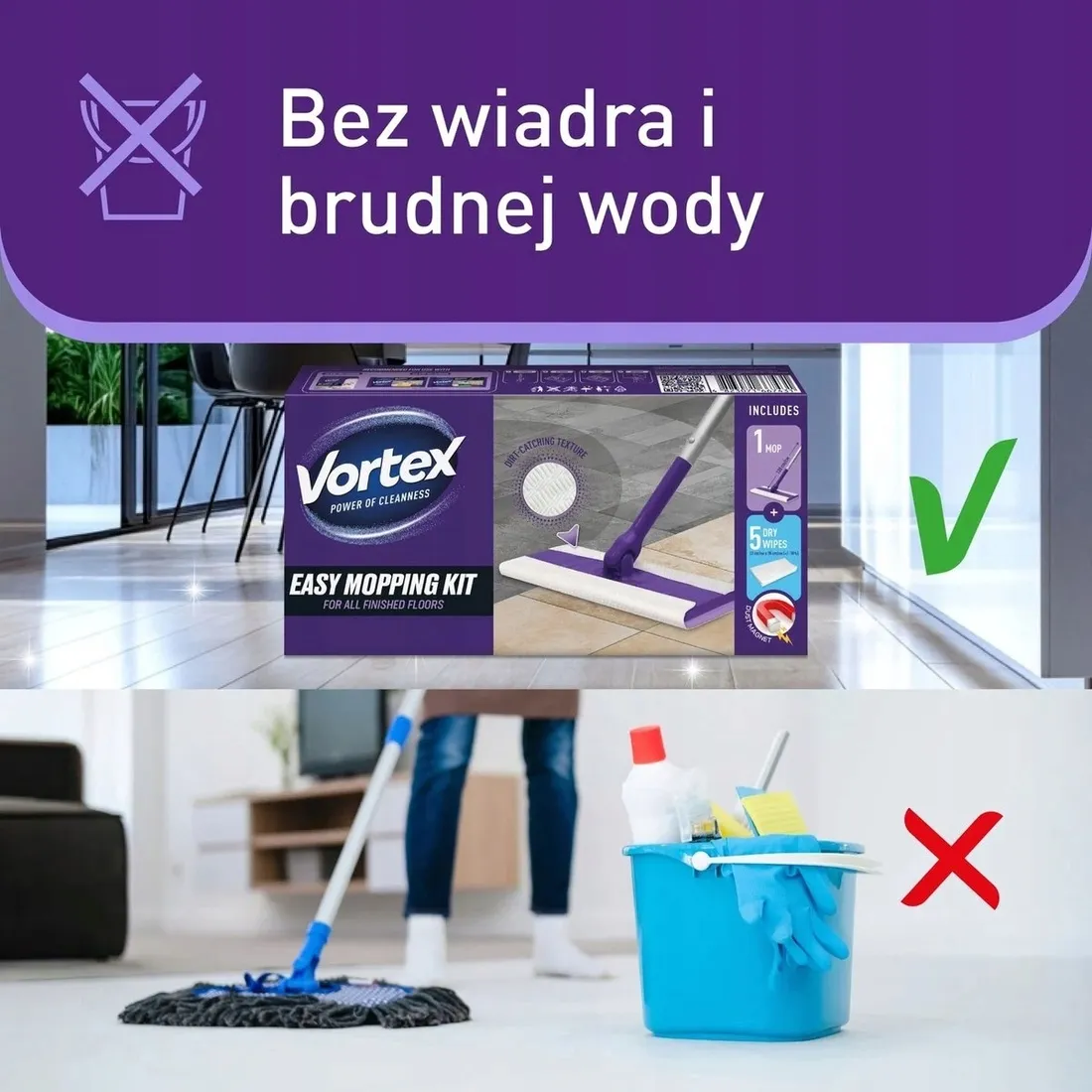 mop-plaski-vortex-5-chusteczek-zestaw-stan-nowy