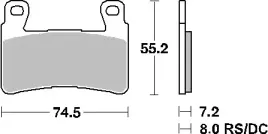 sbs-klocki-hamulcowe-kh265-street-standart-ceramic-honda-cbr-600rr-03-04
