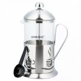 kinghoff-zaparzacz-do-kawy-herbaty-z-dociskiem-350m-kh-4830