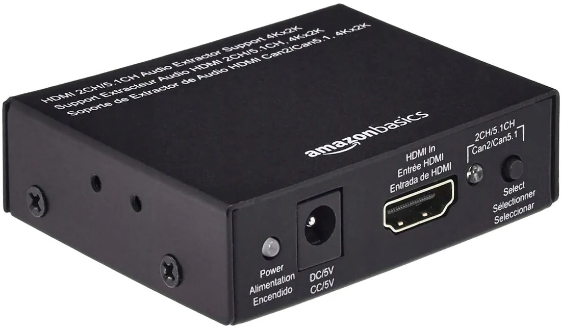 amazon-basic-cehfae0101-adapter-konwerter-audio-hdmi-hdmi-hdcp-4k-spdif-aux