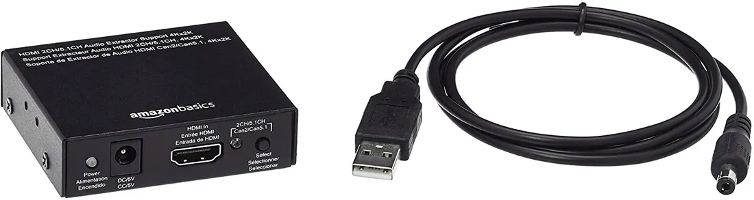 amazon-basic-cehfae0101-adapter-konwerter-audio-hdmi-hdmi-hdcp-4k-spdif-aux
