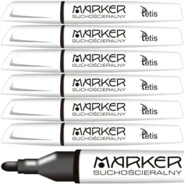 marker-suchoscieralny-do-bialych-tablic-3mm-czarny-stozkowy-tetis-6-szt