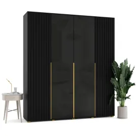 szafa-uchylna-czterodrzwiowa-na-wymiar-nola-230x265-garderoba-lacobel-lamel