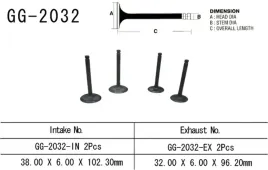 vesrah-zawor-wydechowy-honda-trx-250ex-sportrax-01-08-trx-250x-09-17