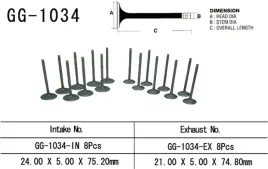 vesrah-zawor-wydechowy-honda-cbr-600f-87-90-oem-14721-mn4-0010-1szt
