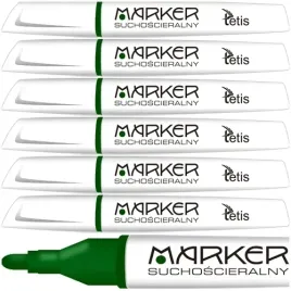 marker-suchoscieralny-do-bialych-tablic-3mm-zielony-stozkowy-tetis-6-szt