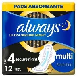 always-podpaski-ze-skrzydelkami-ultra-secure-night-xl-duo-2x6szt