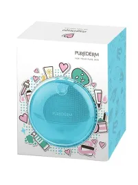 purederm-soniczna-silikonowa-szczoteczka-do-oczyszczania-twarzy-turkusowa