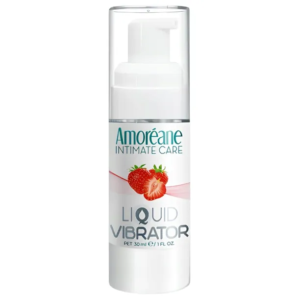 Płynny Wibrator 30 ml Mrowienie Żel Wibrujący Liquid Vibrator Truskawkowy