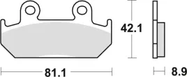 trw-lucas-klocki-hamulcowe-kh121-organic-honda-cmx-450-86-89-cbr-600-87-94