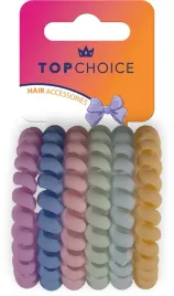 top-choice-gumki-do-wlosow-wodoodporne-6szt-pastelowe-20049