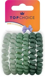 top-choice-gumki-do-wlosow-wodoodporne-6szt-zielone-20025
