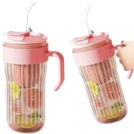 ecarla-kubek-z-ryflowanego-szkla-z-sitkiem-i-slomka-550ml-rozowy-cup12r