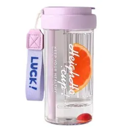 ecarla-bidon-na-wode-z-koszyczkiem-i-slomka-600ml-luck-fioletowy-bd32fio